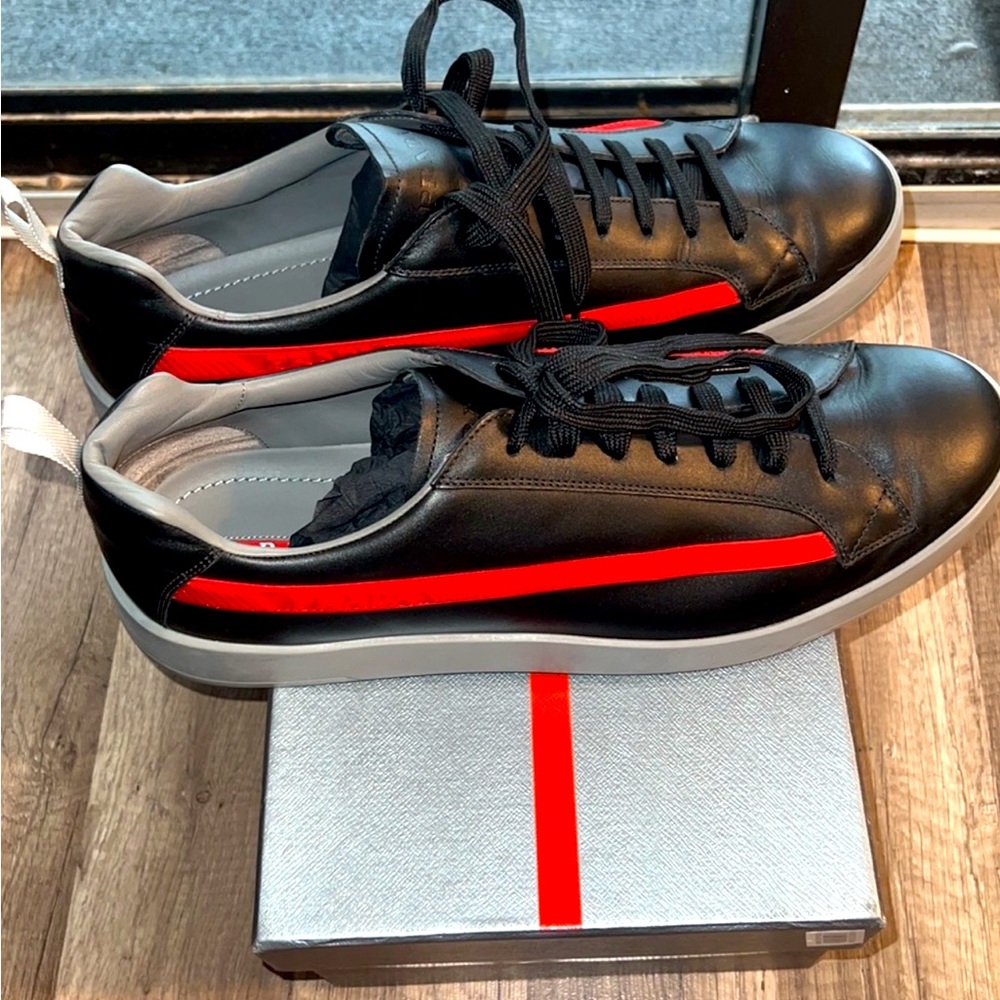 Prada Calzature Uomo Vitello Plume